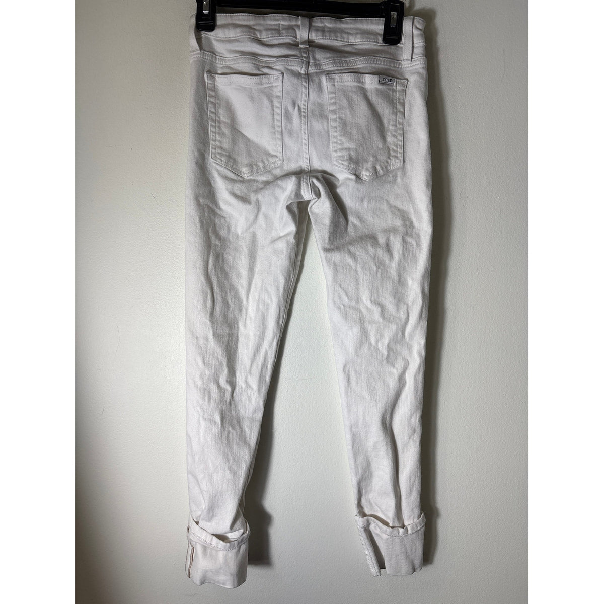 Joe's Off-white cuffed crop jeans Sz 27