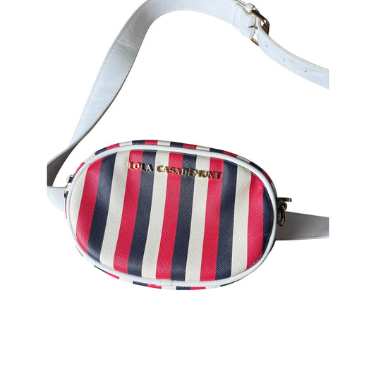 Lola Casademunt Red Blue Stripe France Belt Bag
