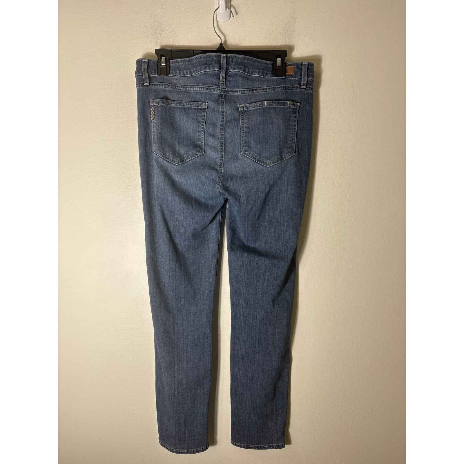 Paige Blue "Hoxton Crop Rollup" Denim Jeans Sz 32