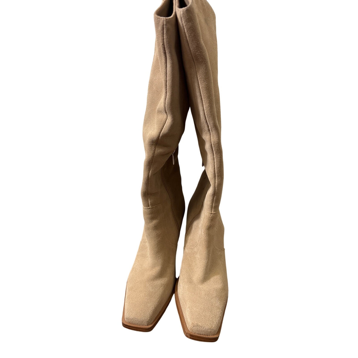 Vince Camuto Tan Suede Knee High Boots Sz 10