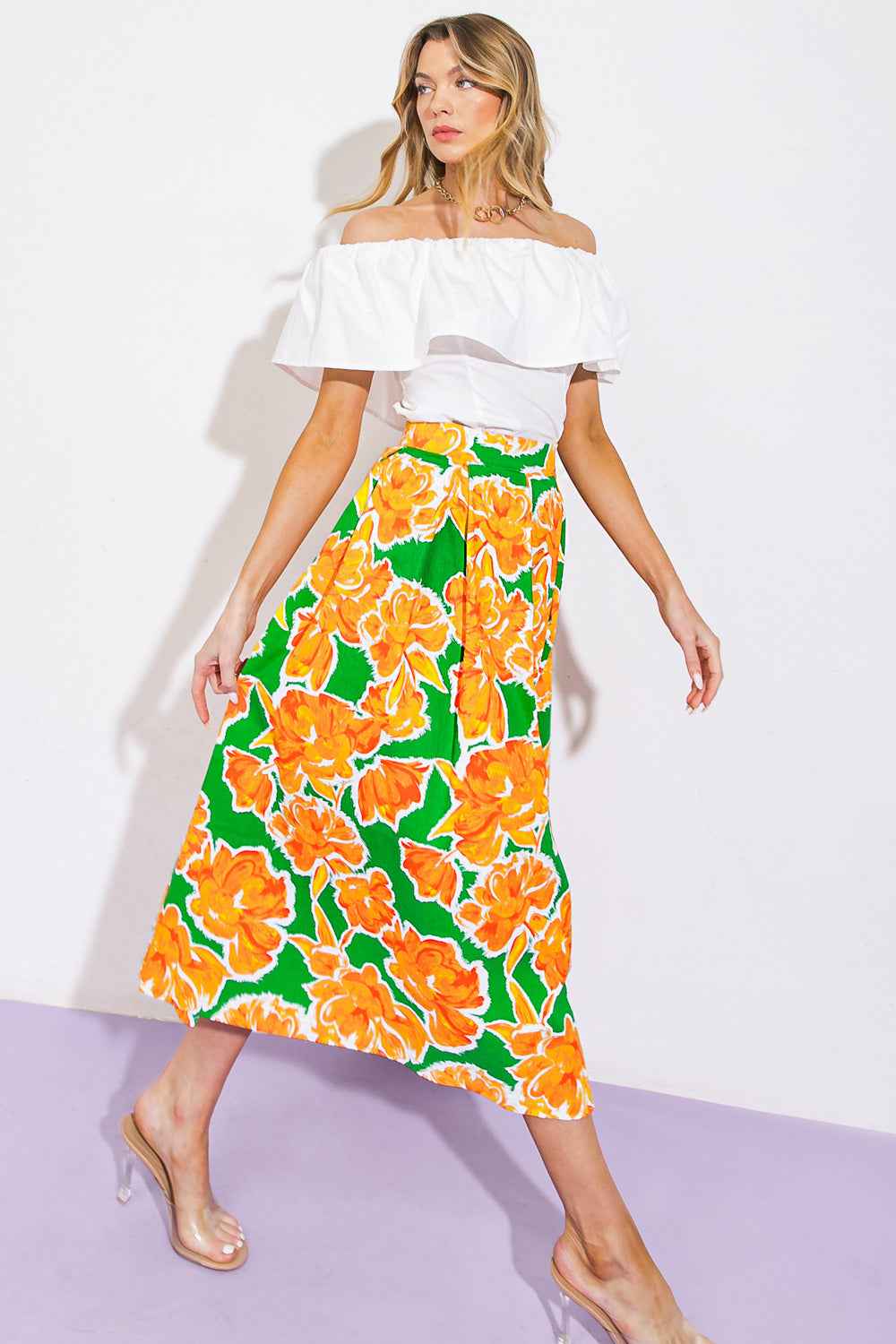 LIVE YOUR TRUTH WOVEN SKIRT